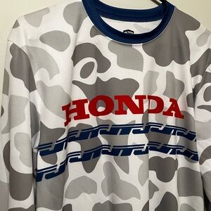 Honda Camo Long Sleeve Shirt Mens Size Medium
